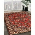 thumbnail image 3 of Ahgly Company Machine Washable Indoor Rectangle Traditional Orange Salmon Pink Area Rugs, 3' x 5', 3 of 7