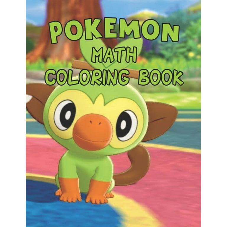 pokemon math coloring book amazing coloring book fun coloring pages featuring your favorite pokemon and battle scenes unofficial paperback walmart com