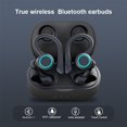 thumbnail image 3 of Audífonos inalámbricos verdaderos, actualización 5.1 Emparejamiento automático Auriculares intrauditivos estéreo de alta fidelidad con micrófono incorporado y estuche de carga para correr deportes Negro ACTIVE  Biensenido a ACTIVE, 3 of 5