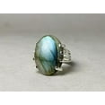 thumbnail image 2 of Heaven Crafts Oval Shape Labradorite Ring 925 Sterling Silver Handmade Statement Gift For Her, 2 of 6