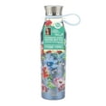 thumbnail image 2 of The Pioneer Woman 18 oz Blue Floral Stainless Steel Water Bottle, 2 of 5