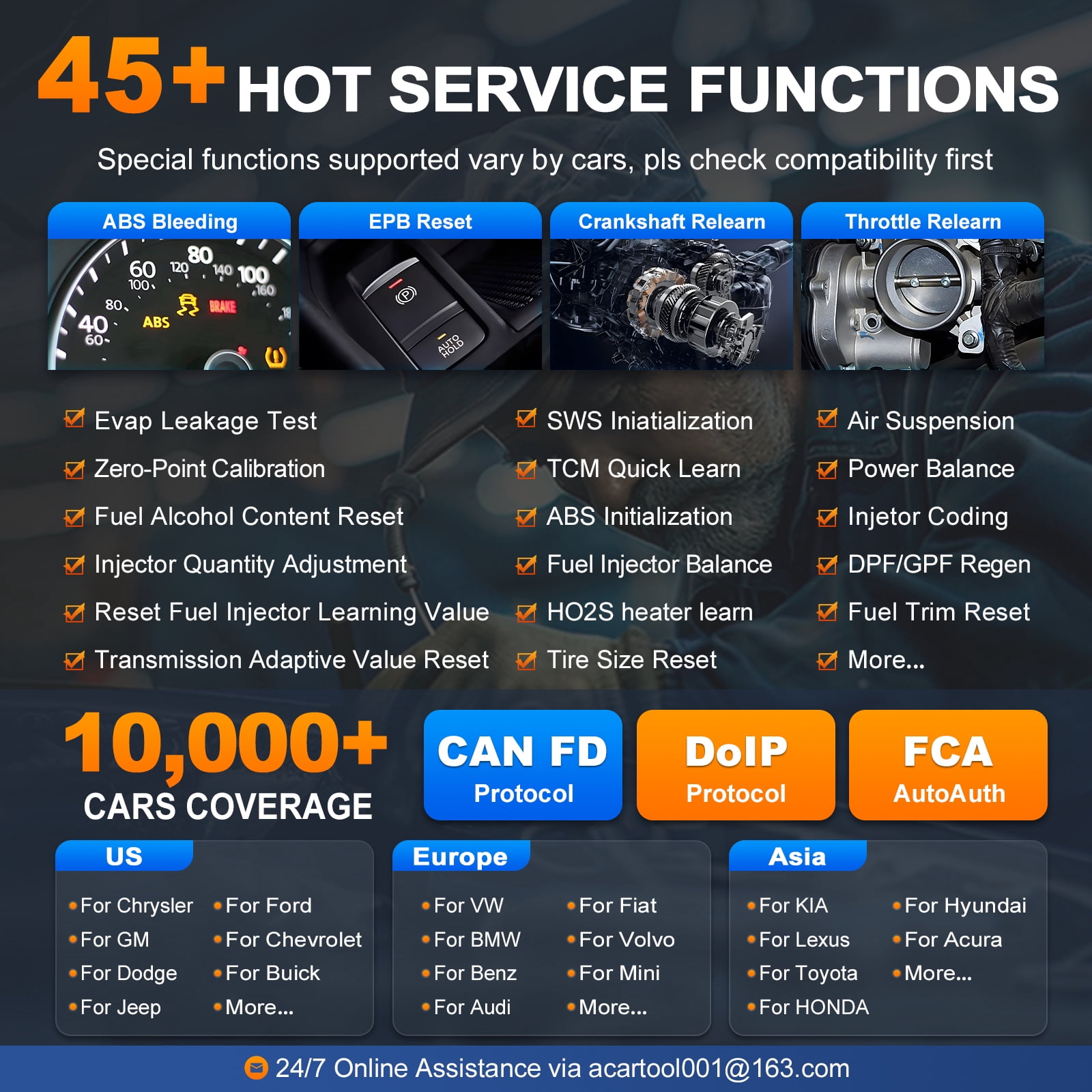 XTOOL Professional AI-Assisted Car Scanner, Bluetooth Bidirectional Scan Tool, Topology Mapping, ECU Cod-ing, PMI, FCA AutoAuth, 3 Years Free Update
