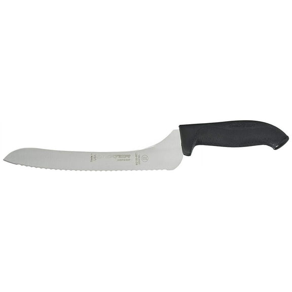 Dexter -Russell 9in Scall. Offset Sandwich Knife w/Hdl, Black