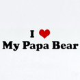 thumbnail image 2 of CafePress - I Love My Papa Bear Infant Bodysuit - Baby Light Bodysuit, Size Newborn - 24 Months, 2 of 4
