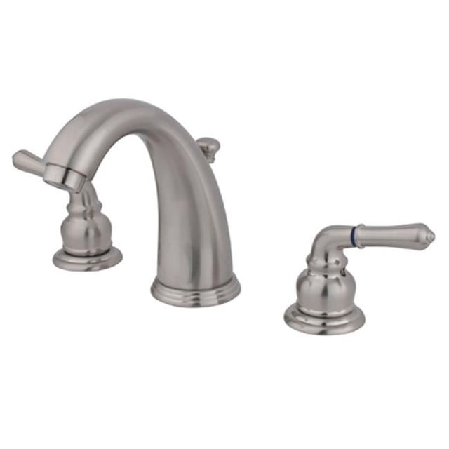 Kingston Brass GKB988 Robinet de Lavabo à Grand Diffusion Magellan, Nickel Satiné