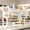 White, variant on Lcndkf Carbon Steel Sink Over Dish Rack Large Capacity Plate Slot HShape Support Kitchen Counter Storage Holder