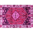 thumbnail image 1 of Ahgly Company Indoor Rectangle Persian Pink Traditional Area Rugs, 8' x 10', 1 of 4