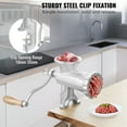 thumbnail image 2 of KFFKFF Manual Meat Grinder Heavy Duty Cast Iron Meat Grinder & Steel Table Clamp, 2 of 9