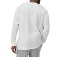 thumbnail image 4 of Camisa de Manga Larga Champion para Hombre, Corte Estándar, Blanca, Talla S, 4 of 5