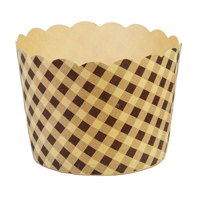 High Temperature Proof and Oil Proof Paper Kraft Paper Mould Cupcake Paper Bracket Can Be Put Into the Oven