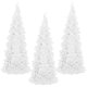 thumbnail image 2 of Árbol de Navidad de mesa con luces LED transparentes de acrílico (3 unidades), luz nocturna brillante para decoración de fiestas. Ideal como centro de mesa o regalo., 2 of 8