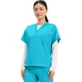thumbnail image 5 of Cherokee Workwear Originals Men & Women's Scrubs Top V-Neck Tunic 4777, 5 of 9