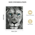 thumbnail image 2 of Nawypu Black and White Wild Animal Canvas Wall Art Tiger Lion Cheetah with Blue Eyes Picture Print Wildlife Artwork Printing Wall Decor, 2 of 5