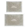 thumbnail image 2 of Mineral Spring Brookside Bath Tufted Polyester 2 Piece Bath Rug Set, Taupe, 17" x 24" & 20" x 32", 2 of 6