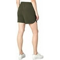 thumbnail image 2 of Mondetta Womens Pull-On Short (Burnt Olive, XX-Large), 2 of 4