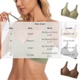 thumbnail image 3 of Wirefree Seamless Bra for Women Jelly Bras No Underwire Push Up Bra Soft Comfortable Bralette Full Coverage Solid Color V Neck Everyday Bras, 3 of 5