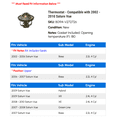 thumbnail image 2 of Thermostat - Compatible with 2002 - 2010 Saturn Vue 2003 2004 2005 2006 2007 2008 2009, 2 of 2