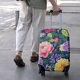thumbnail image 3 of Pioneer Flower Floral Print Pattern Luggage Cover Fashion Suitcase Cover Baggage Covers Fit 25-28 Inch Luggage (Go Travel), 3 of 5