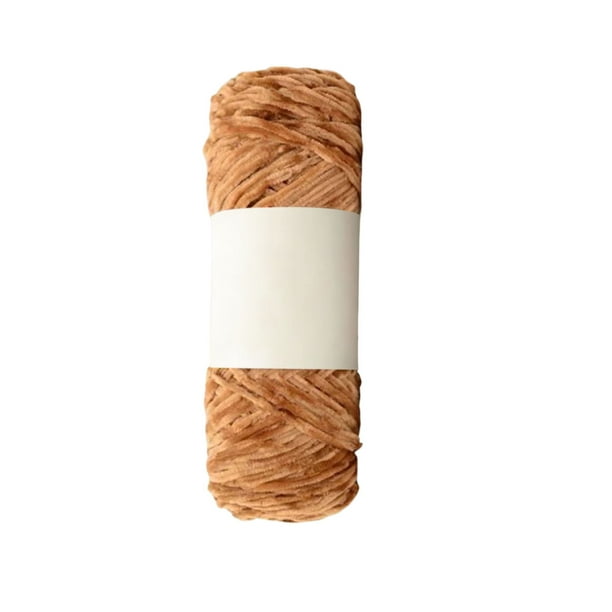 Ovillo de Ganchillo Tejido a Mano, Hilo de Terciopelo Suave para Tejer y Hacer Ganchillo, Hilo Artesanal Agradable para La Piel para Ropa de Bebé y Decoración Del Hogar.