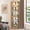 Light Oak + MDF + glass, variant on Lighted Corner Curio Cabinet, Glass Display Case with Adjustable Shelves, Mirrored Back, Anti-Toppling Device, for Living Room, Antiques, Wine and Collectibles,Cherry