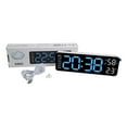 YLLSF Electronic clock clock rectangular alarm clock can be hung or