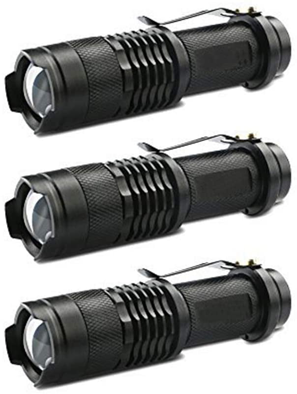 Ultrafire Q5 Zoomable 2000 Lumen Tactical LED Flashlight Torch Lamp Rechargeable 