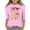 Z2 Pink, variant on Toddler Child Girls Tee Short Sleeved T Shirt Cartoon Independnet Day Printed Pure Color Crewneck Casual Tops size 6-7T