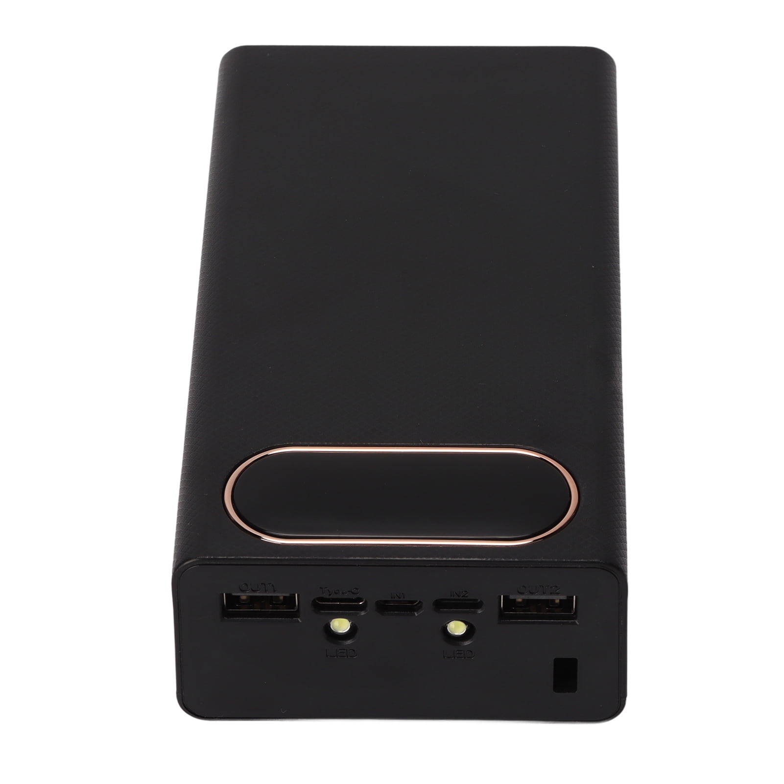 DIY  Portable Power Bank Case L12 Mobile Battery Charger 12 Batteries Capacity with 2 LED Lights LCD Display for IOS    Daily Use