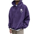 thumbnail image 1 of QIPOPIQ Men's Fleece Graphic Hoodie Clearance, 1 of 6
