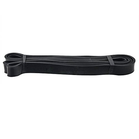 YOA Resistance & Stretch Band | Perfect for Pull-ups, Chin Ups, Muscle Ups, Ring Dips, Home Gym, Crossfit, Power Lifting, Physical Therapy & All Serious Fitness Programs (Black)