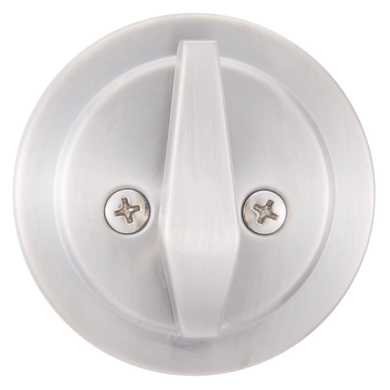 Brinks Mobile Home Single Cylinder Deadbolt, Stainless Steel photo 3