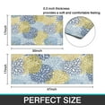 thumbnail image 7 of Blue and Yellow Floral Pattern Kitchen Rugs Sets Of 2,Anti Fatigue Kitchen Mat Rugs Non Slip Washable,Decorative Kitchen Floor Mats for Kitchen,Sink,Laundry,17"x30"+17"x47", 7 of 7
