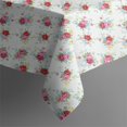 thumbnail image 5 of Pioneer Flower Floral Print Pattern Square Tablecloth, Waterproof Wipeable Spillproof Washable Table Cover for Home Kitchen Party and Daily Decor 42"x42", 5 of 6
