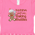 thumbnail image 3 of Inktastic Nonna And I Are Baking Buddies Gift Baby Girl Dress, 3 of 4
