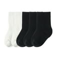 thumbnail image 3 of URMAGIC Toddler Boys Girls Low Cut Ankle Socks Kids Half Cushion Low Cut Socks Solid Color Cotton Socks|pack of 5, 3 of 4