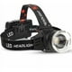 thumbnail image 1 of Linterna frontal LED recargable, 90000 lúmenes, superbrillante, con 5 modos y nivel IPX6, resistente al agua, recargable por USB, ajustable a 90°, adecuada para acampar al aire libre,, 1 of 5