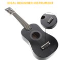 thumbnail image 2 of 23 Inch Wooden Guitar Toy Interesting Musical Instrument Toy Educational Playthings for Children Kids (Black), 2 of 8