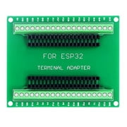 ESP32 Breakout Board GPIO 1 into 2 for 38PIN Narrow Version for ESP32 ESP-WROOM-32 Wireless WiFi+Bluetooth 2 in 1 Dual Core CPU Low Power Consumption H3F2