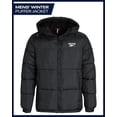 thumbnail image 3 of Chaqueta de invierno para hombre Reebok acolchada e insulated puffer negra talla S, 3 of 7