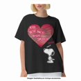 thumbnail image 4 of Playera Snoopy para Mujer, Cuello Redondo Manga Corta Negro Talla EG, 4 of 4