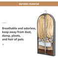 40" Clear Garment Bags for Hanging Clothes, 5 PCs Garment Bags for