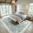 thumbnail image 3 of CHITOOMA 8'x10' Boho Area Rugs for Living Room, Machine Washable Floral Area Rug with Non-Slip Backing, Stain Resistant Non-Shed Carpet for Bedroom, Dining Room, Dorm, Office, 3 of 10