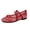 Red, variant on EKVAHL Women's Polka Dots Mesh Ballet Flats Bowknot Pointed Toe Ballerina Flats Closed Toe Comfortable Casual Work Shoes