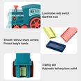 thumbnail image 2 of Domino Train Toy Set for 3+ Years Old Kids Parent-children Interactive Tracking Set w/60pcs Domino Pieces Automatic Domino Brick Laying Train Toy Battery Operated Blocks Set for Christmas, 2 of 10