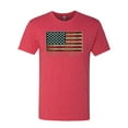 thumbnail image 2 of Wild Bobby, American Game Flag Baseball Bat Ball, Sports, Men Premium Tri Blend Tee, Vintage Red, Large, 2 of 3