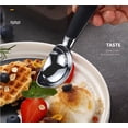 thumbnail image 3 of Ice Cream Scoop - Heavy Duty Stainless Steel Icecream Scooper With Non-Slip Rubb, 3 of 5