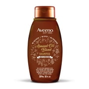 Aveeno Almond Oil Blend Sulfate-Free Shampoo with Avocado Oil for Intense Hydration, Deep Moisturizing Shampoo for Thick, Curly, Frizzy or Coarse Hair, Paraben- & Dye-Free, 12 fl. oz
