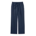 thumbnail image 2 of Woman Within Plus Size Petite Wide-Leg Drawstring Denim Pants, 2 of 5