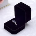 thumbnail image 2 of Opvise Velvet Engagement Wedding Earring Ring Pendant Jewelry Display Box Gift Case, 2 of 8
