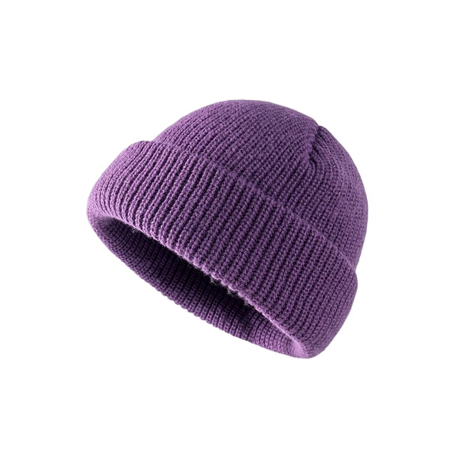 Sonducket Gorro de punto elástico invierno Unisex deportes al aire libre senderismo Camping nieve esquí gorra térmica Casual sombreros mujer Sombreros Violeta Sonducket AP013203-07